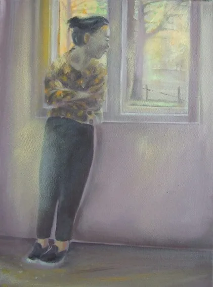 Chinesin am Fenster